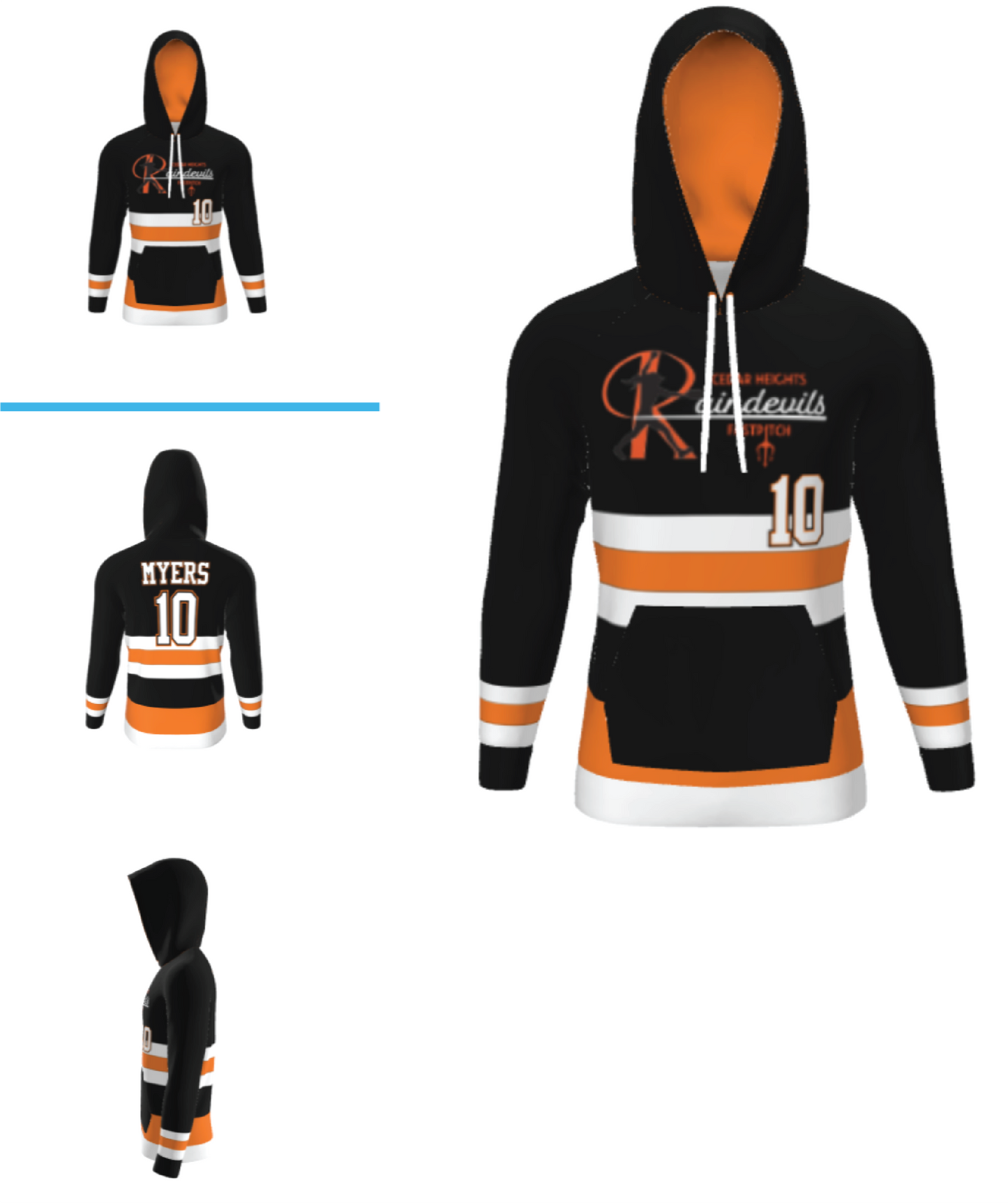 TEAM SUBLIMATED HOODIE